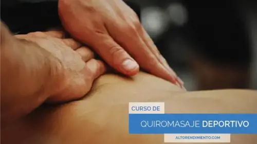 curso online quiromasaje deportivo