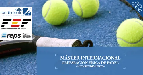 master online preparacion fisica de padel internacional