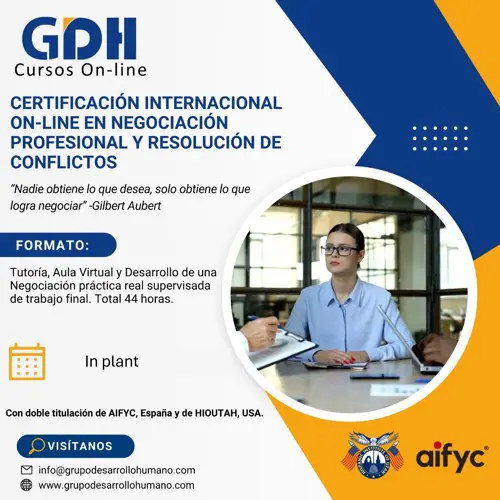 Curso Online Negociador Profesional Resolucion Conflictos