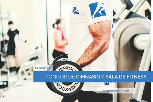 curso online monitor de gimnasio y sala de fitness